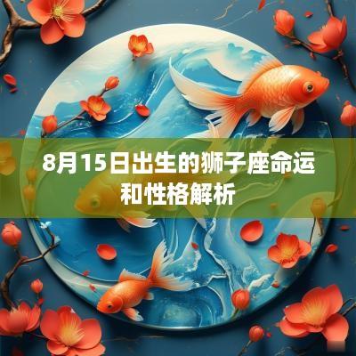 8月15日出生的狮子座命运和性格解析