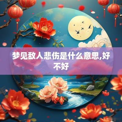 梦见敌人悲伤是什么意思,好不好