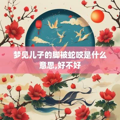 梦见儿子的脚被蛇咬是什么意思,好不好
