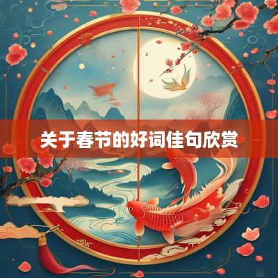 关于春节的好词佳句欣赏