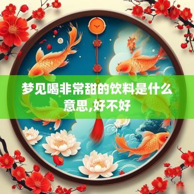 梦见喝非常甜的饮料是什么意思,好不好