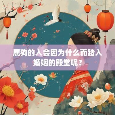 属狗的人会因为什么而踏入婚姻的殿堂呢？
