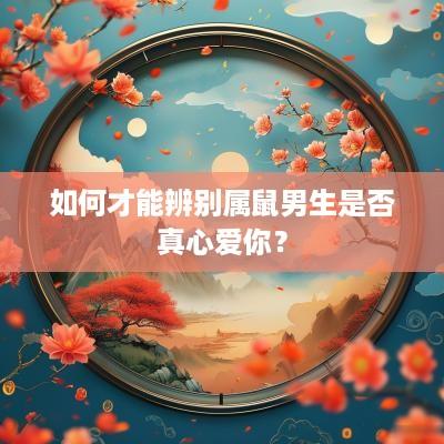 如何才能辨别属鼠男生是否真心爱你？