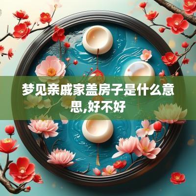 梦见亲戚家盖房子是什么意思,好不好