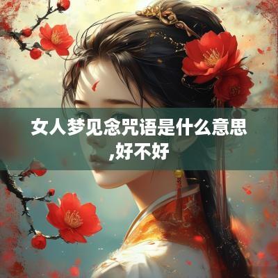 女人梦见念咒语是什么意思,好不好