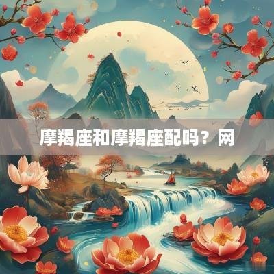 摩羯座和摩羯座配吗？网