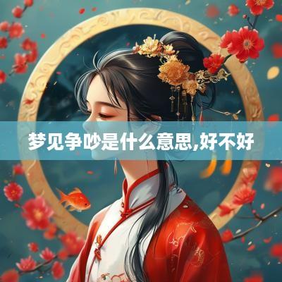 梦见争吵是什么意思,好不好