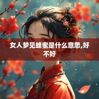 女人梦见蜂蜜是什么意思,好不好