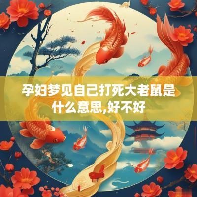 孕妇梦见自己打死大老鼠是什么意思,好不好