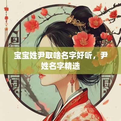 宝宝姓尹取啥名字好听，尹姓名字精选