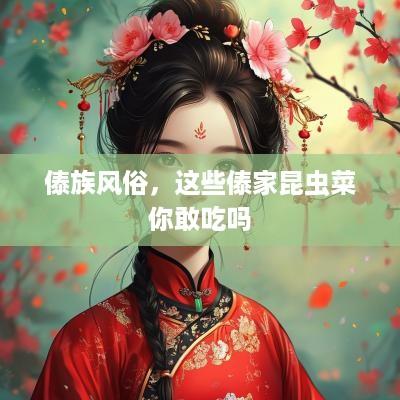 傣族风俗，这些傣家昆虫菜你敢吃吗