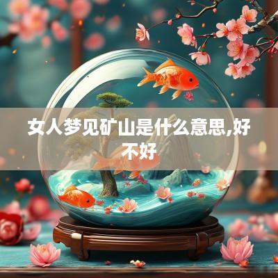 女人梦见矿山是什么意思,好不好