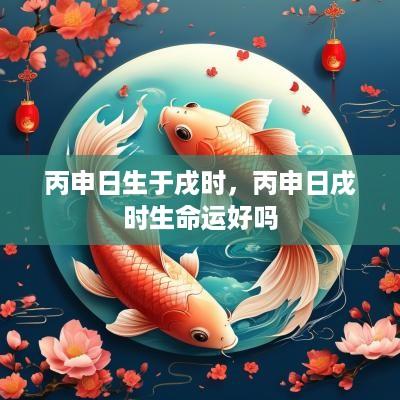 丙申日生于戌时，丙申日戌时生命运好吗