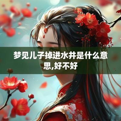 梦见儿子掉进水井是什么意思,好不好