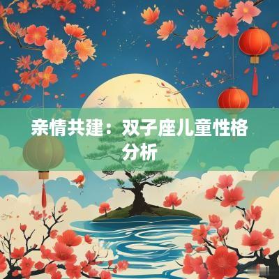 亲情共建：双子座儿童性格分析