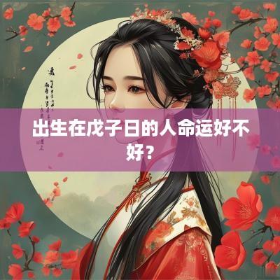 出生在戊子日的人命运好不好？