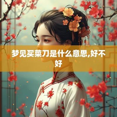 梦见买菜刀是什么意思,好不好