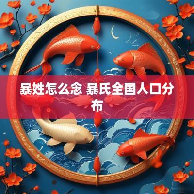 暴姓怎么念 暴氏全国人口分布