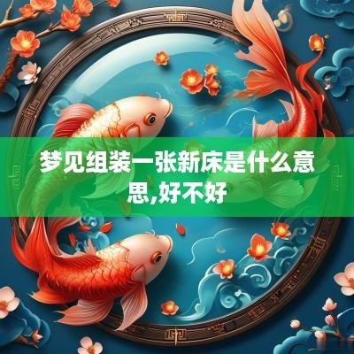 梦见组装一张新床是什么意思,好不好
