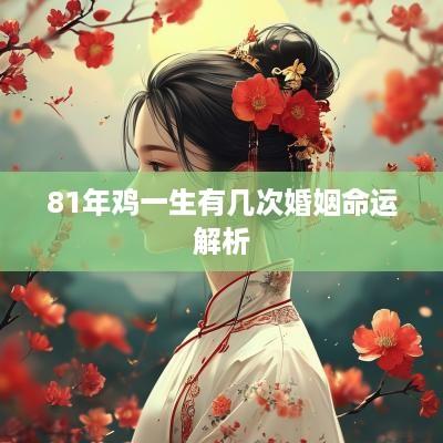 81年鸡一生有几次婚姻命运解析