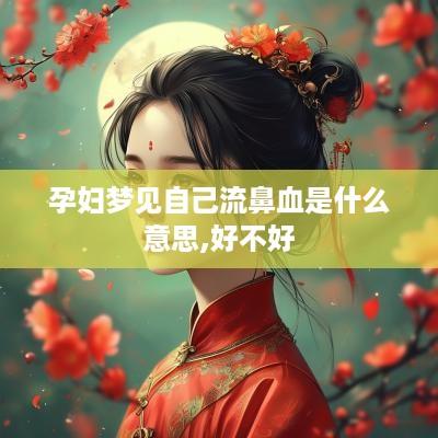 孕妇梦见自己流鼻血是什么意思,好不好
