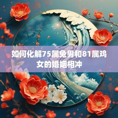 如何化解75属兔男和81属鸡女的婚姻相冲
