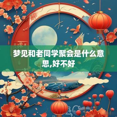 梦见和老同学聚会是什么意思,好不好