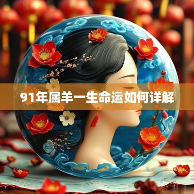 91年属羊一生命运如何详解