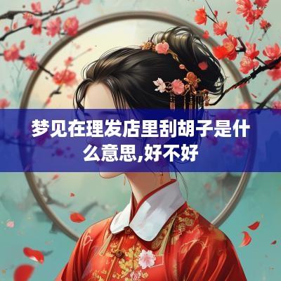 梦见在理发店里刮胡子是什么意思,好不好