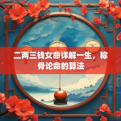二两三钱女命详解一生，称骨论命的算法