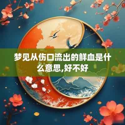 梦见从伤口流出的鲜血是什么意思,好不好
