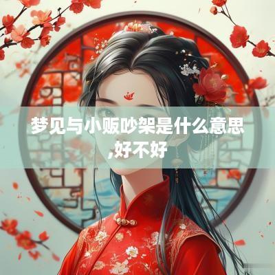 梦见与小贩吵架是什么意思,好不好
