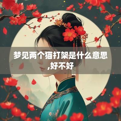 梦见两个猫打架是什么意思,好不好