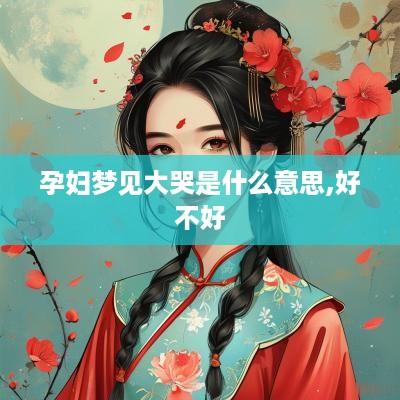 孕妇梦见大哭是什么意思,好不好