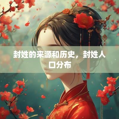 封姓的来源和历史，封姓人口分布
