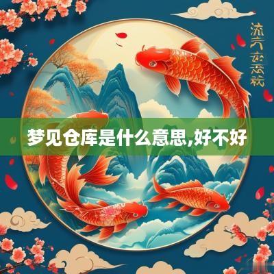 梦见仓库是什么意思,好不好