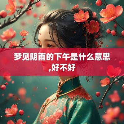 梦见阴雨的下午是什么意思,好不好
