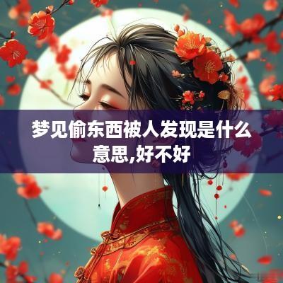 梦见偷东西被人发现是什么意思,好不好