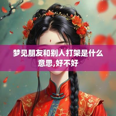 梦见朋友和别人打架是什么意思,好不好