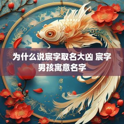 为什么说宸字取名大凶 宸字男孩寓意名字