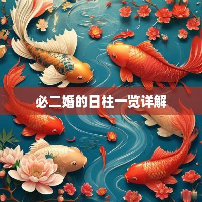 必二婚的日柱一览详解 必二婚的日柱一览详解