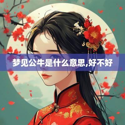 梦见公牛是什么意思,好不好