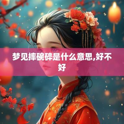 梦见摔碗碎是什么意思,好不好