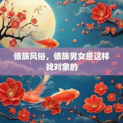 傣族风俗，傣族男女是这样找对象的
