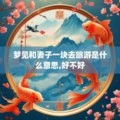 梦见和妻子一块去旅游是什么意思,好不好
