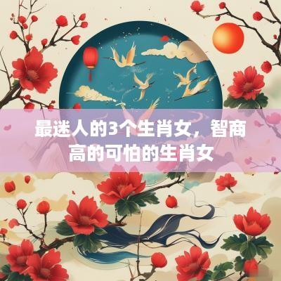 最迷人的3个生肖女,智商高的可怕的生肖女 最迷人的3个生肖女,智商高的可怕的生肖女