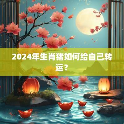 2025年生肖猪如何给自己转运？