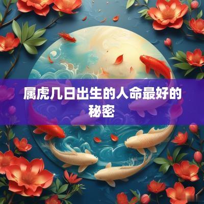 属虎几日出生的人命最好的秘密