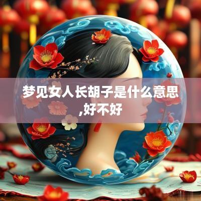梦见女人长胡子是什么意思,好不好