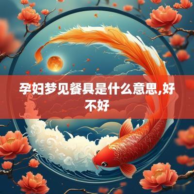 孕妇梦见餐具是什么意思,好不好